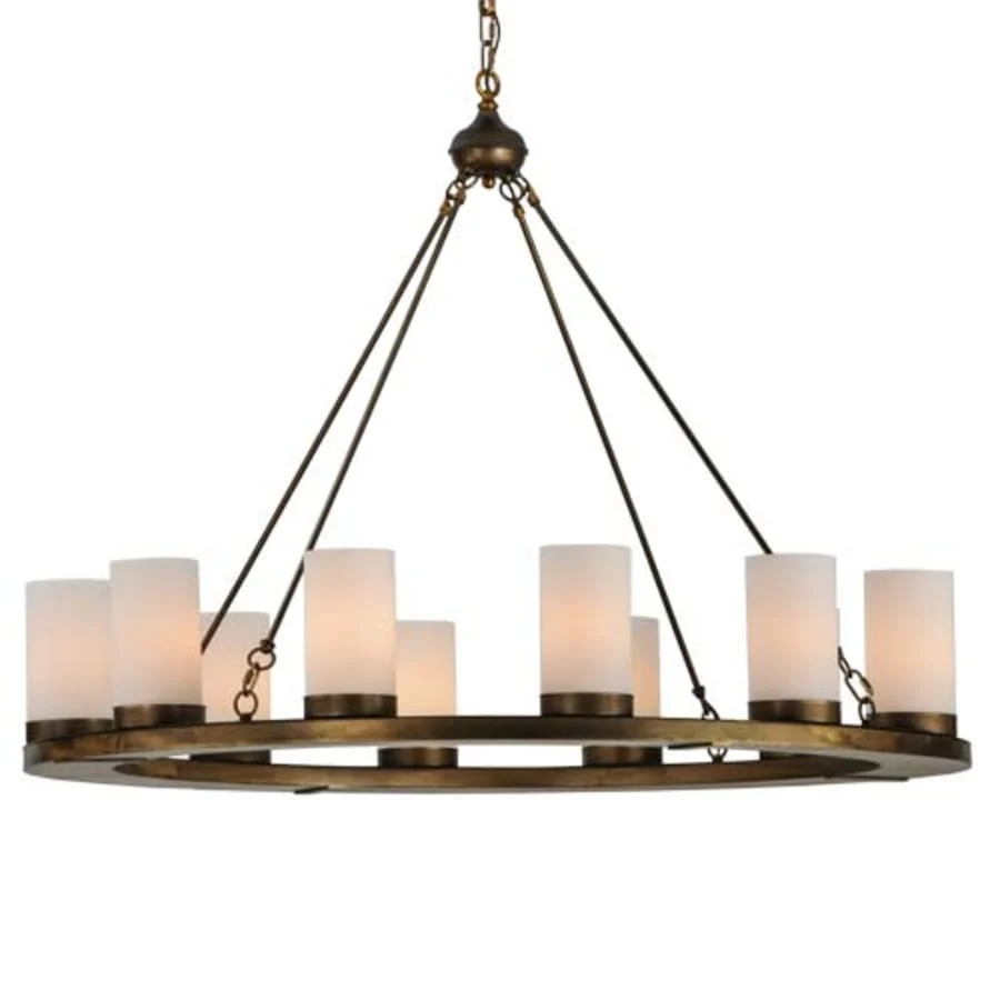 Meyda Tiffany Loxley 12 Light 48″ Wide Ring Chandelier