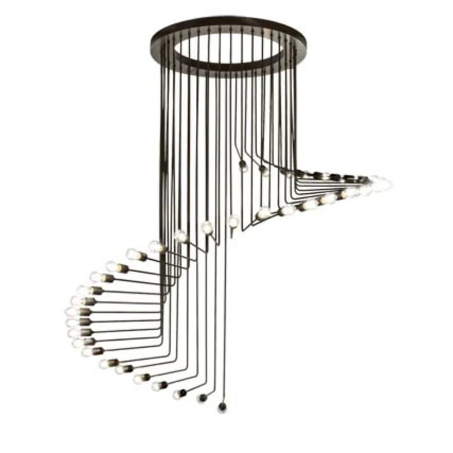 Meyda Tiffany Alva 40 Light 65″ Wide Ring Chandelier
