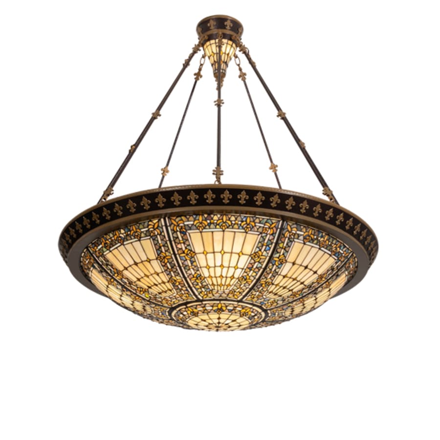 Meyda Tiffany Fleur-de-lis 8 Light 45" Wide Pendant - Image 1