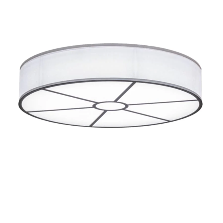 Meyda Tiffany Cilindro 36" Wide LED Flush Mount Drum Ceiling Fixture - Image 1
