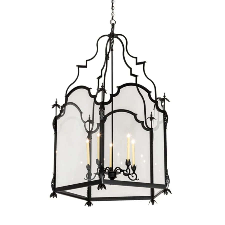 Meyda Tiffany 5 Light 46" Wide Taper Candle Pendant - Image 2