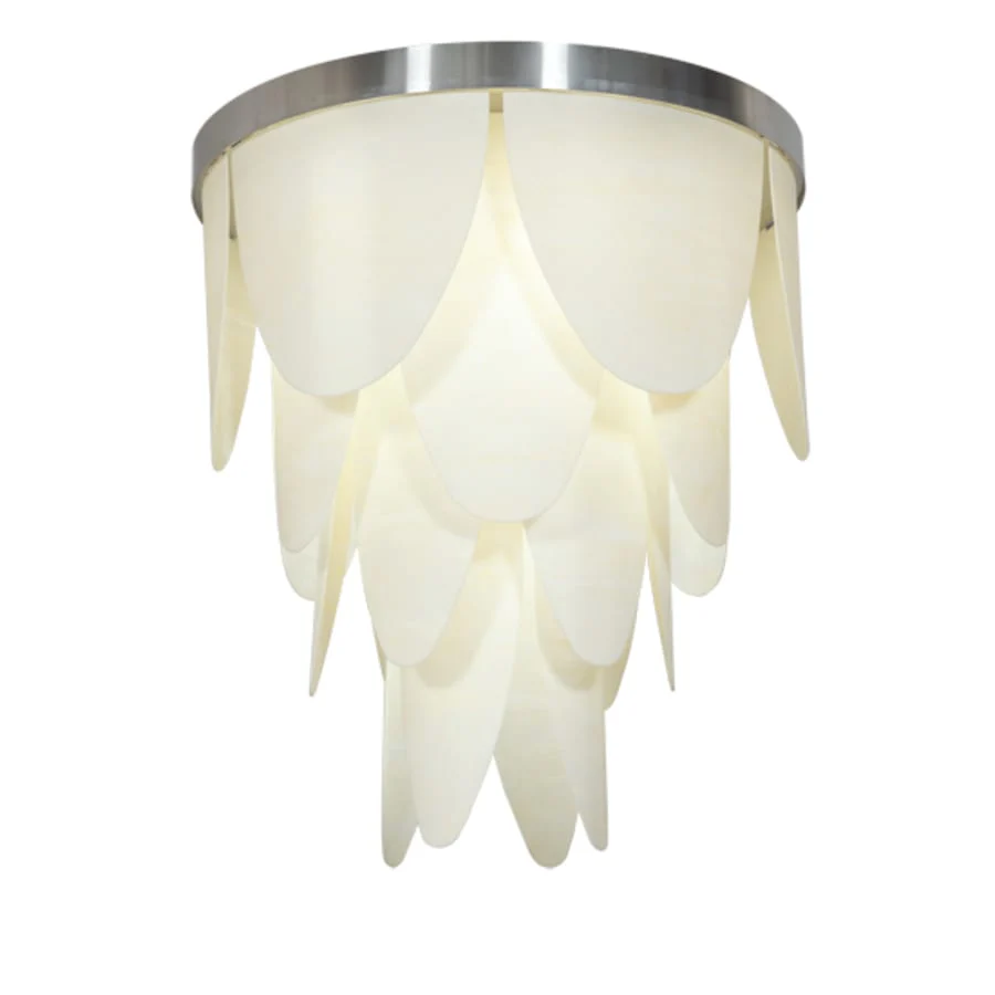 Meyda Tiffany Kronick 12 Light 48" Wide Flush Mount Waterfall Ceiling Fixture - Image 1