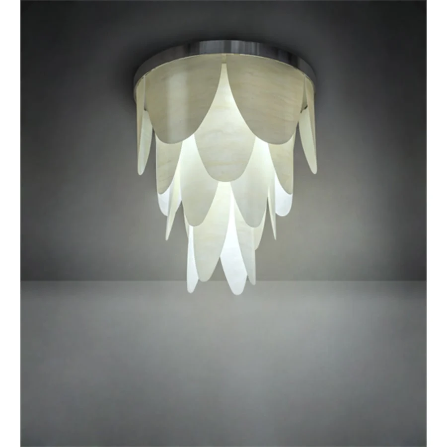 Meyda Tiffany Kronick 12 Light 48" Wide Flush Mount Waterfall Ceiling Fixture - Image 2