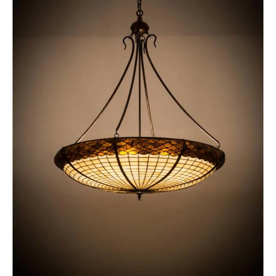 Meyda Tiffany Greenbriar Oak 6 Light 36" Wide Pendant - Image 1