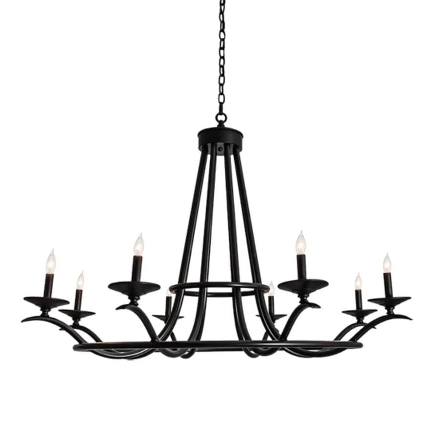 Meyda Tiffany Octavia 8 Light 48" Wide Taper Candle Style Chandelier - Image 2