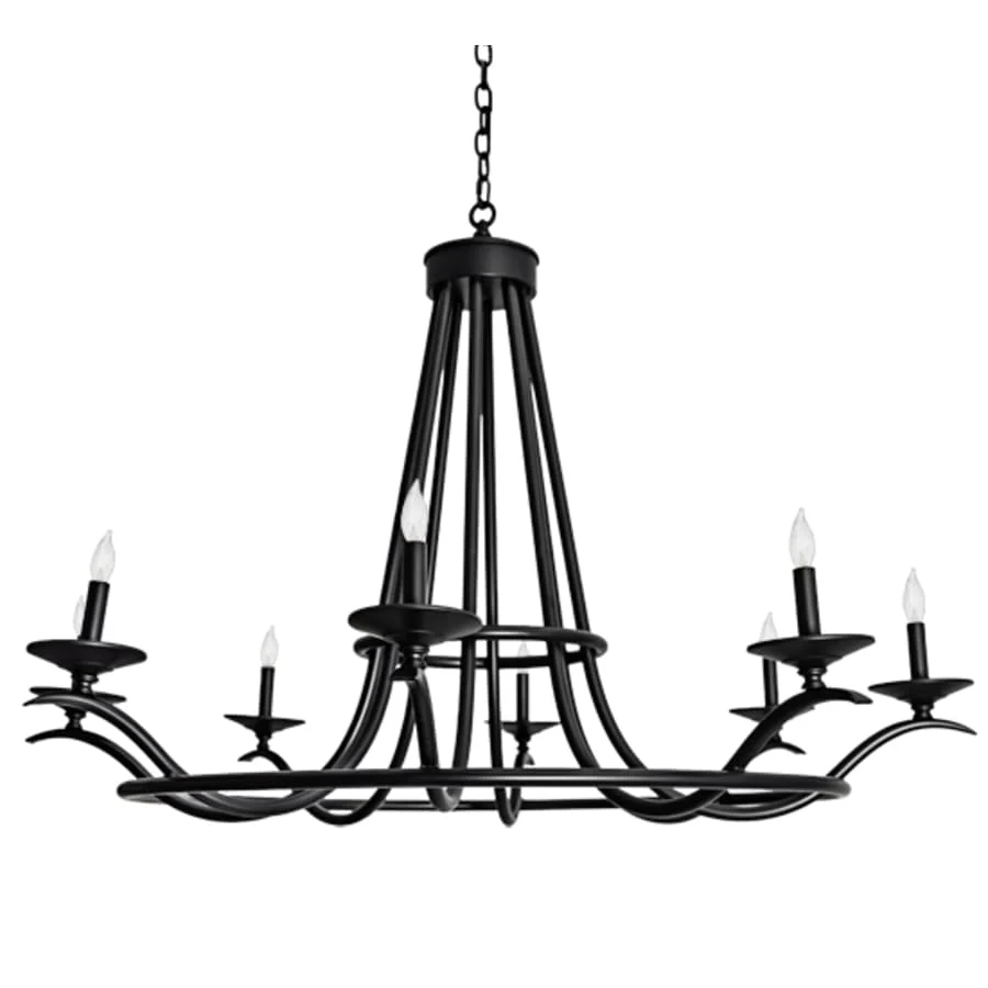 Meyda Tiffany Octavia 8 Light 48" Wide Taper Candle Style Chandelier - Image 3