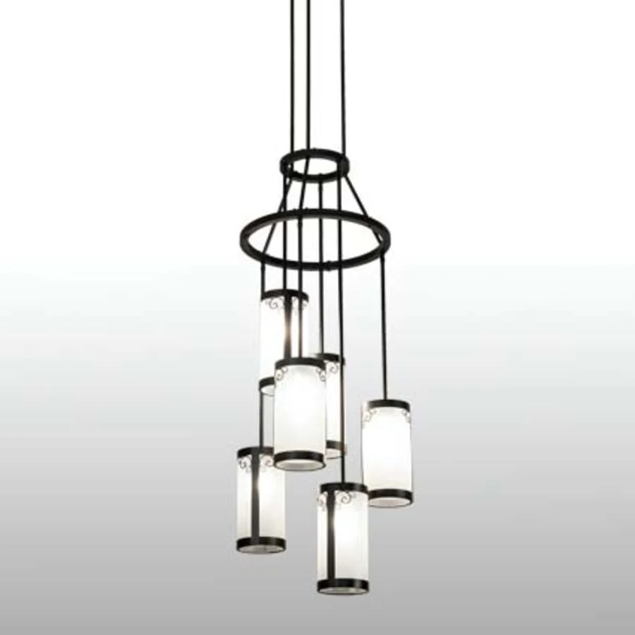 Meyda Tiffany Putrelo 6 Light 24" Wide Ring Chandelier - Image 1