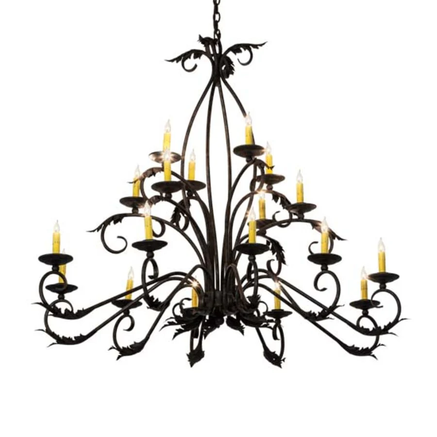 Meyda Tiffany Long Windsor 18 Light 40" Wide Taper Candle Style Chandelier - Image 1