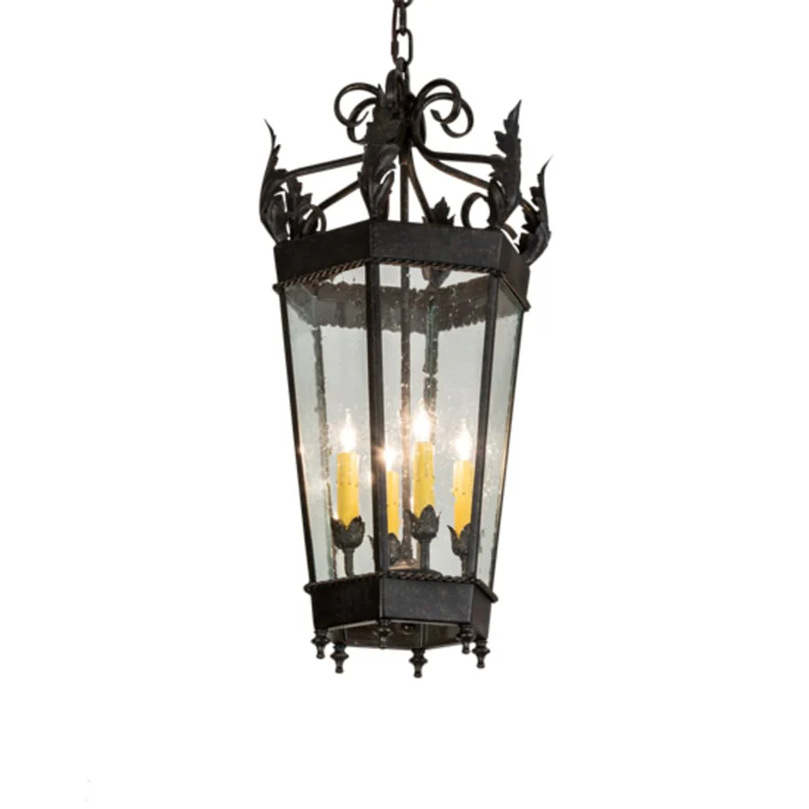 Meyda Tiffany 4 Light 14" Wide Taper Candle Pendant - Image 1