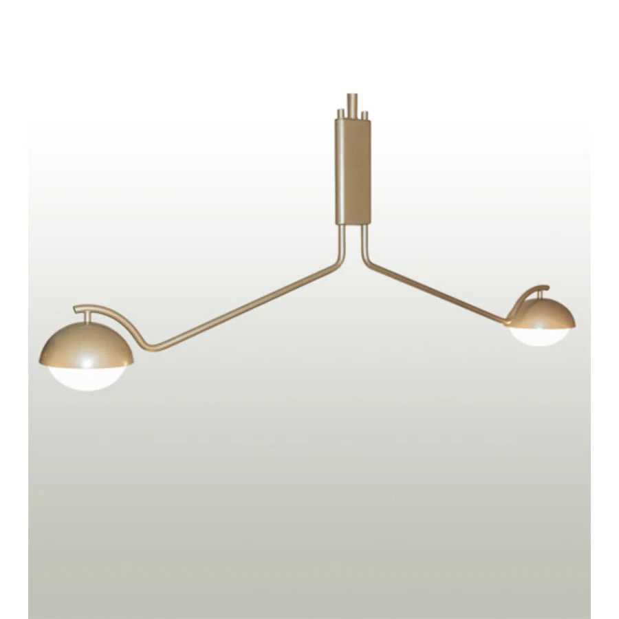 Meyda Tiffany 2 Light 63" Wide Linear Pendant - Image 1