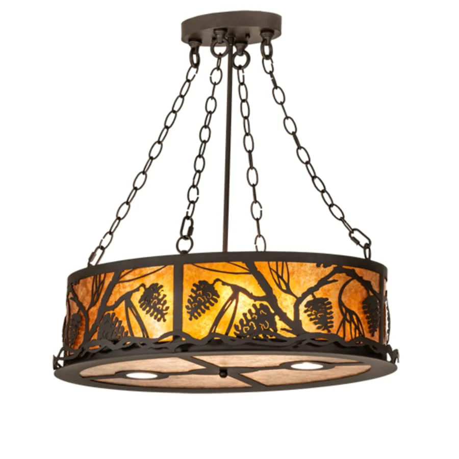 Meyda Tiffany 4 Light 18" Wide Abstract Pendant - Image 2