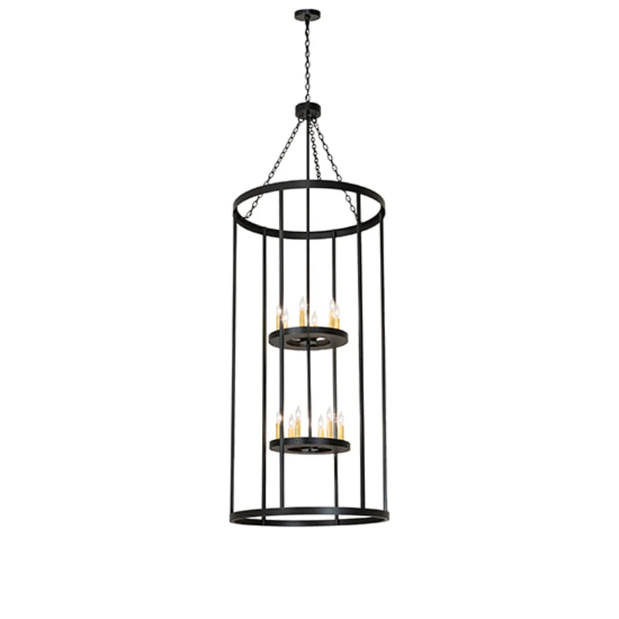 Meyda Tiffany 12 Light 36" Wide Taper Candle Pendant - Image 2