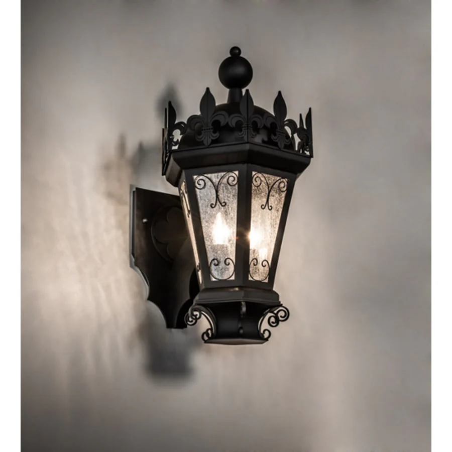 Meyda Tiffany Chaumont 2 Light 26" Tall Wall Sconce - Image 1