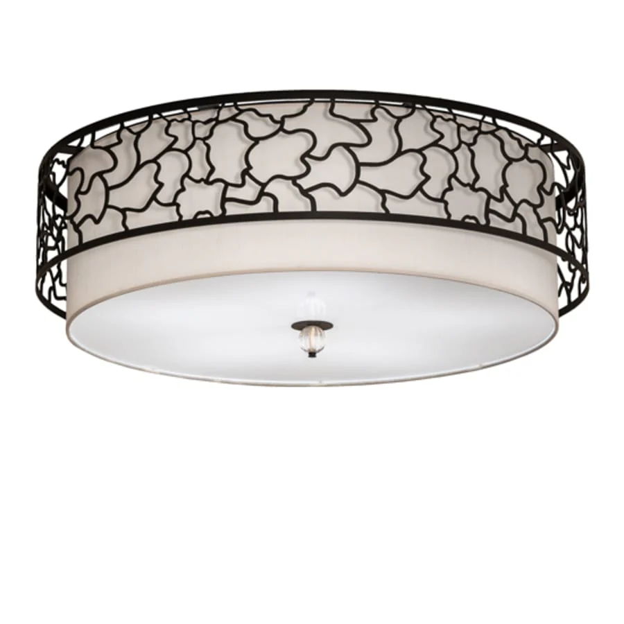 Meyda Tiffany Deserto Seco 36" Wide LED Flush Mount Drum Ceiling Fixture - Image 1
