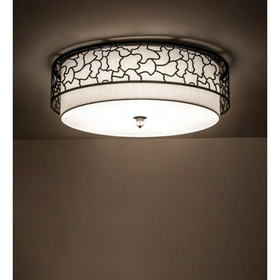 Meyda Tiffany Deserto Seco 36" Wide LED Flush Mount Drum Ceiling Fixture - Image 2
