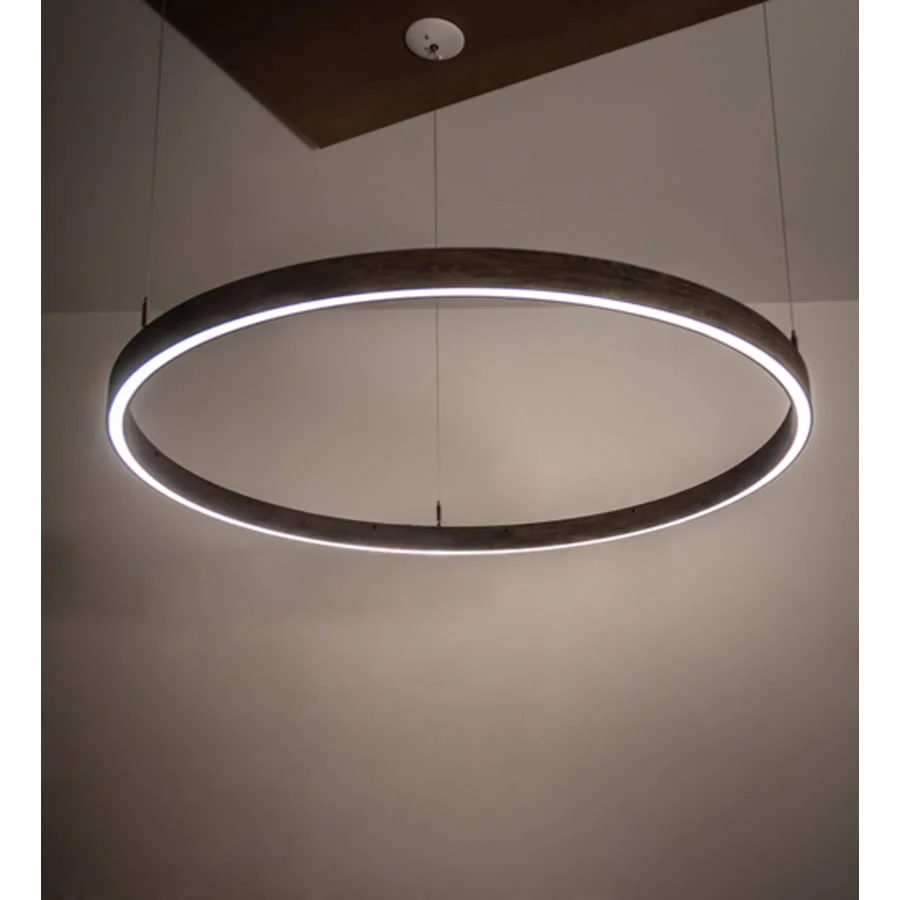 Meyda Tiffany 42" Wide Wood Pendant - Image 3