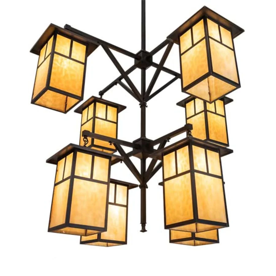 Meyda Tiffany Hyde Park T Mission 8 Light 48" Wide Chandelier - Image 1