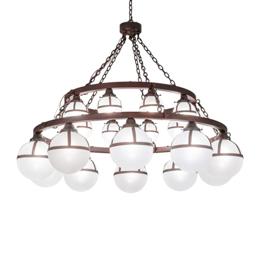 Meyda Tiffany Bola 20 Light 60" Wide Ring Chandelier - Image 2