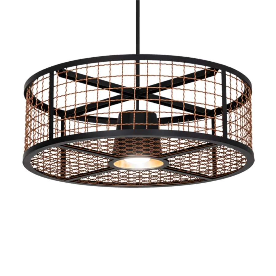 Meyda Tiffany 30" Wide Cage Pendant - Image 2