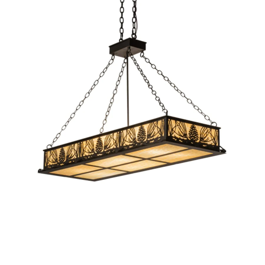 Meyda Tiffany 8 Light 48" Wide Linear Pendant - Image 1