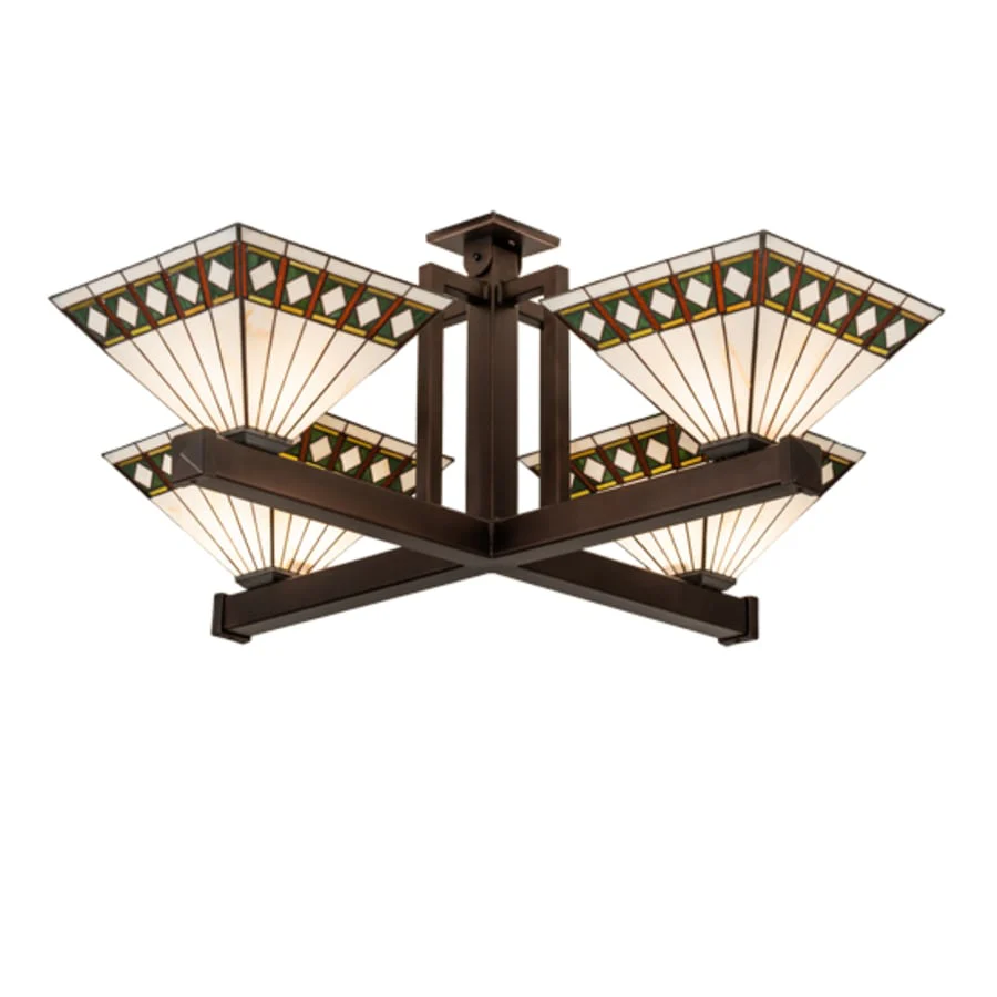 Meyda Tiffany 4 Light 66" Wide Pendant - Image 3