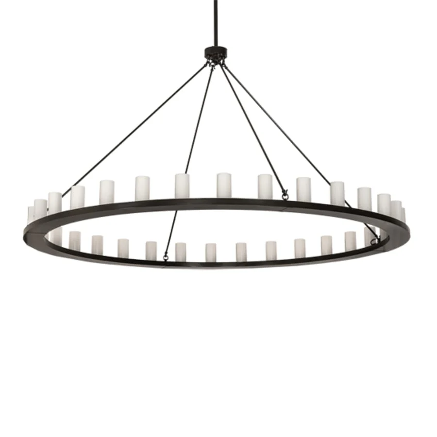 Meyda Tiffany Loxley 32 Light 96" Wide Ring Chandelier - Image 3