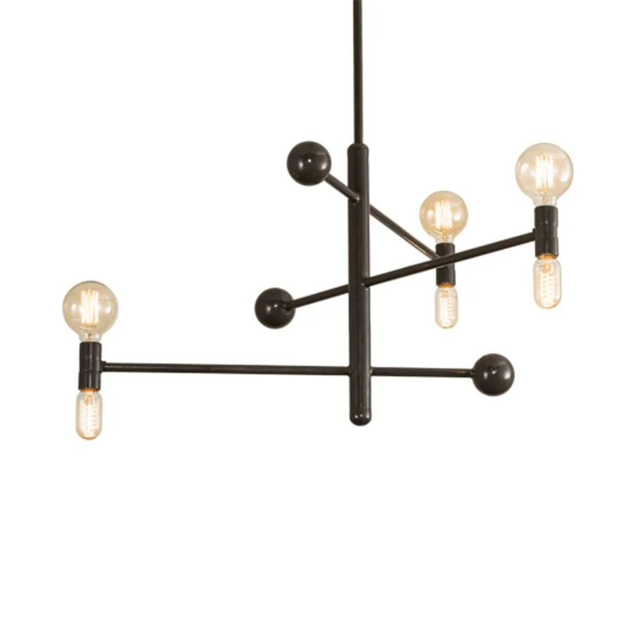 Meyda Tiffany Alva 3 Light 36" Wide Sputnik Chandelier - Image 2