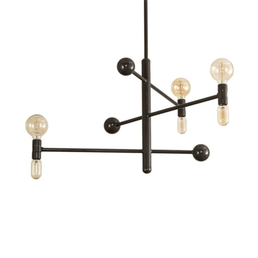Meyda Tiffany Alva 3 Light 36" Wide Sputnik Chandelier - Image 3