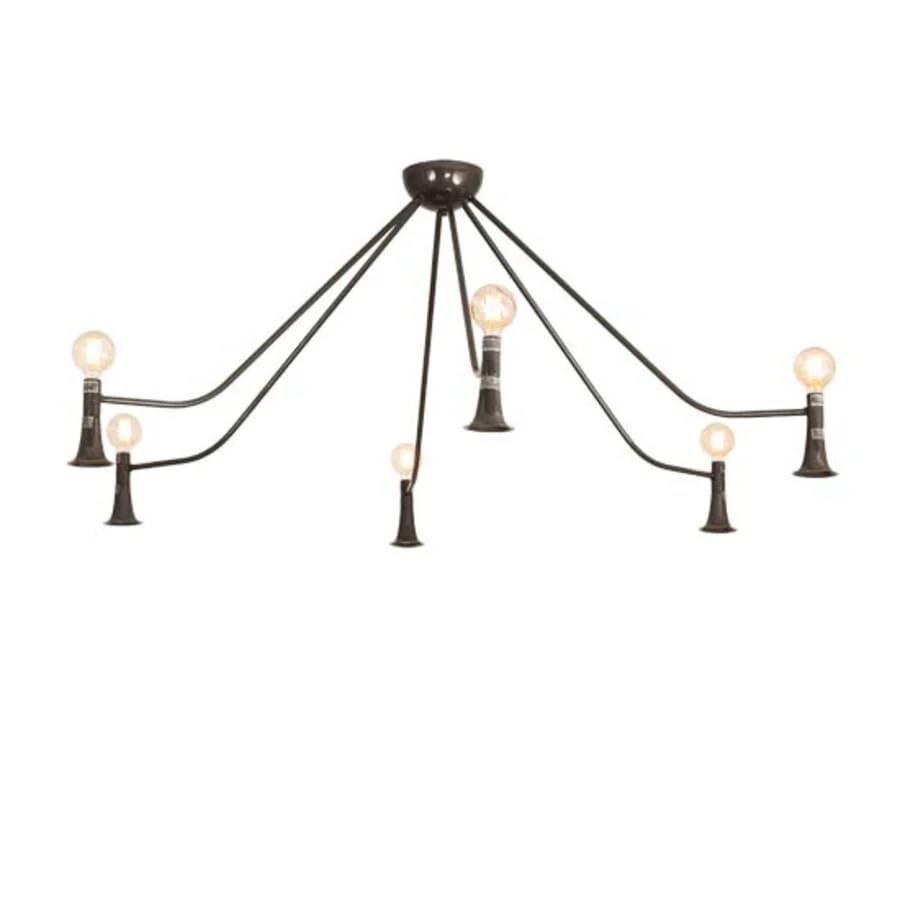 Meyda Tiffany Alva 6 Light 76" Wide Abstract Chandelier - Image 1