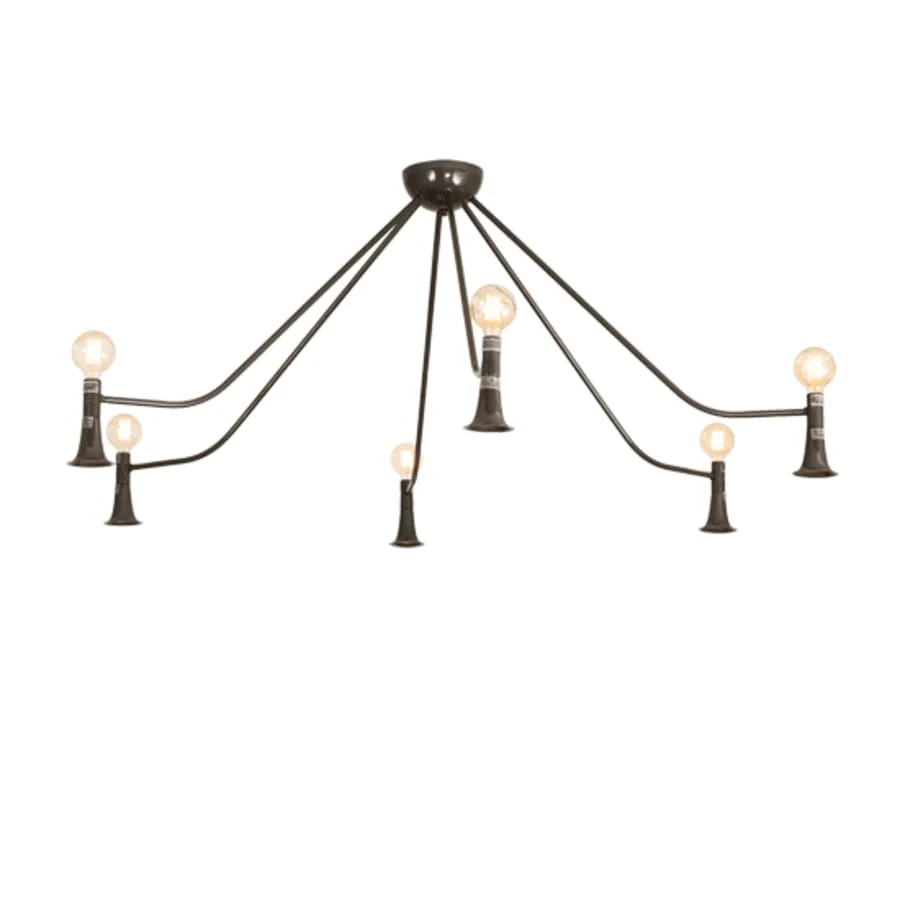 Meyda Tiffany Alva 6 Light 76" Wide Abstract Chandelier - Image 2