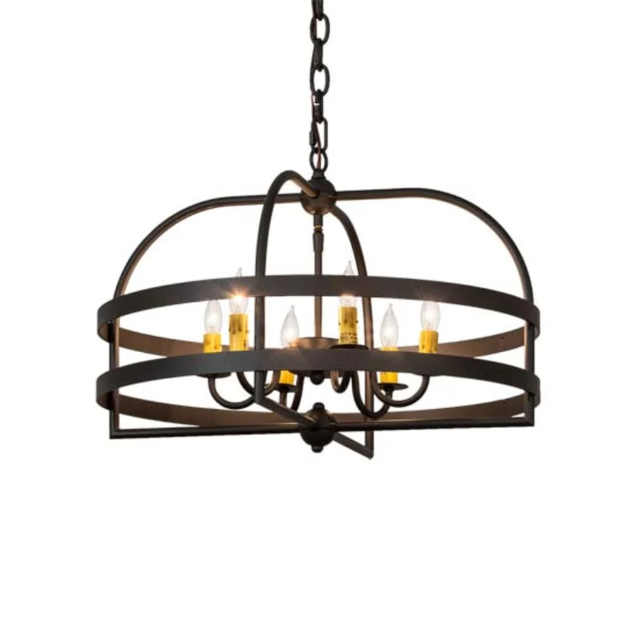 Meyda Tiffany Aldari 6 Light 23" Wide Taper Candle Style Chandelier - Image 1