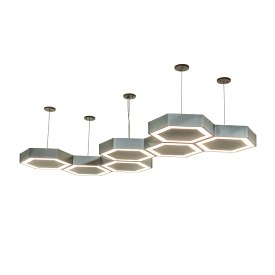 Meyda Tiffany 7 Light 88" Wide Suspension Linear Pendant - Image 2