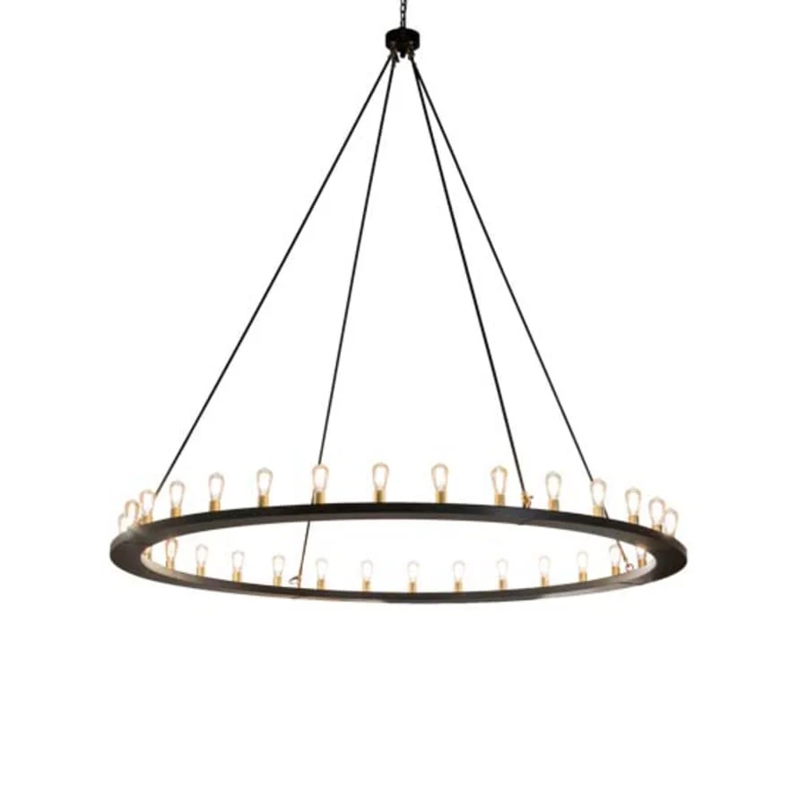 Meyda Tiffany Loxley 32 Light 94" Wide Ring Chandelier - Image 1