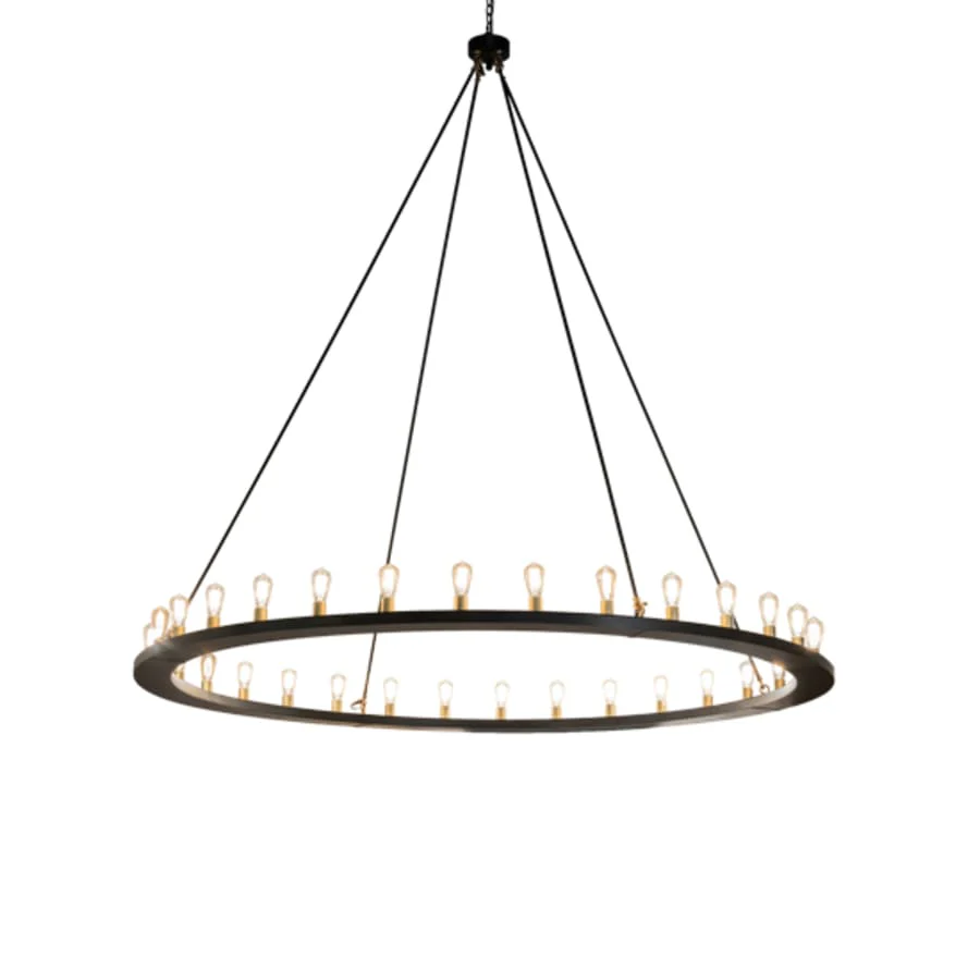 Meyda Tiffany Loxley 32 Light 94" Wide Ring Chandelier - Image 2