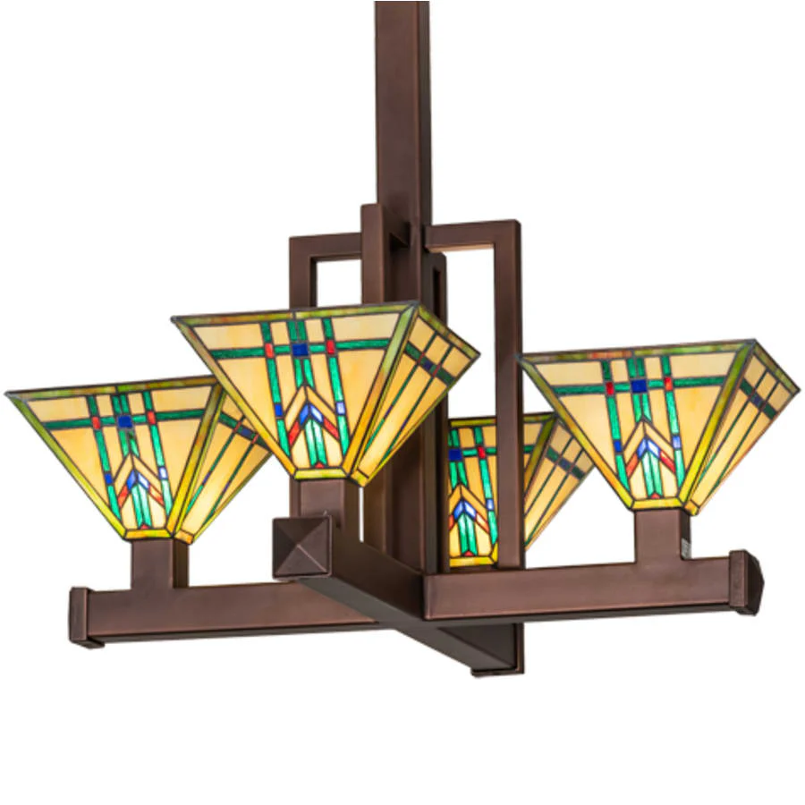 Meyda Tiffany 4 Light 45" Wide Pendant - Image 1
