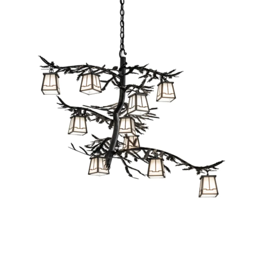 Meyda Tiffany Pine Branch 10 Light 39" Wide Chandelier - Image 2