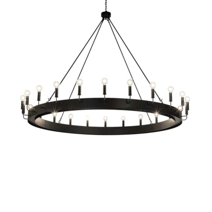 Meyda Tiffany Tulin 24 Light 96" Wide Ring Chandelier - Image 1