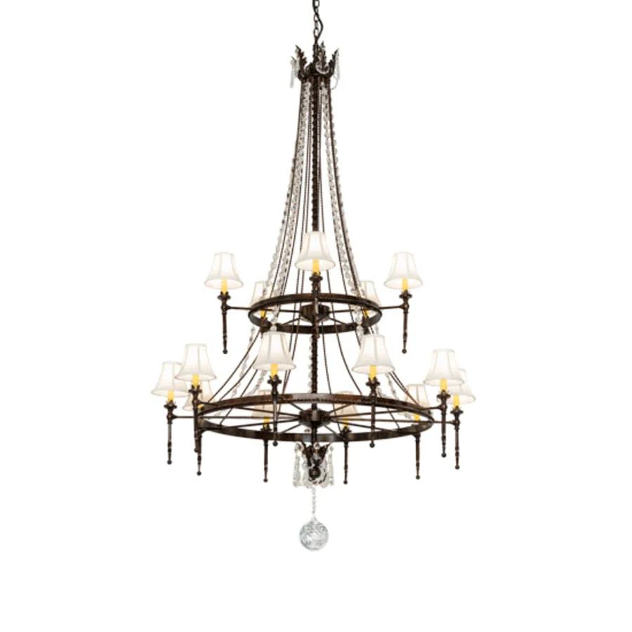 Meyda Tiffany Amaury 15 Light 48" Wide Crystal Ring Chandelier - Image 2