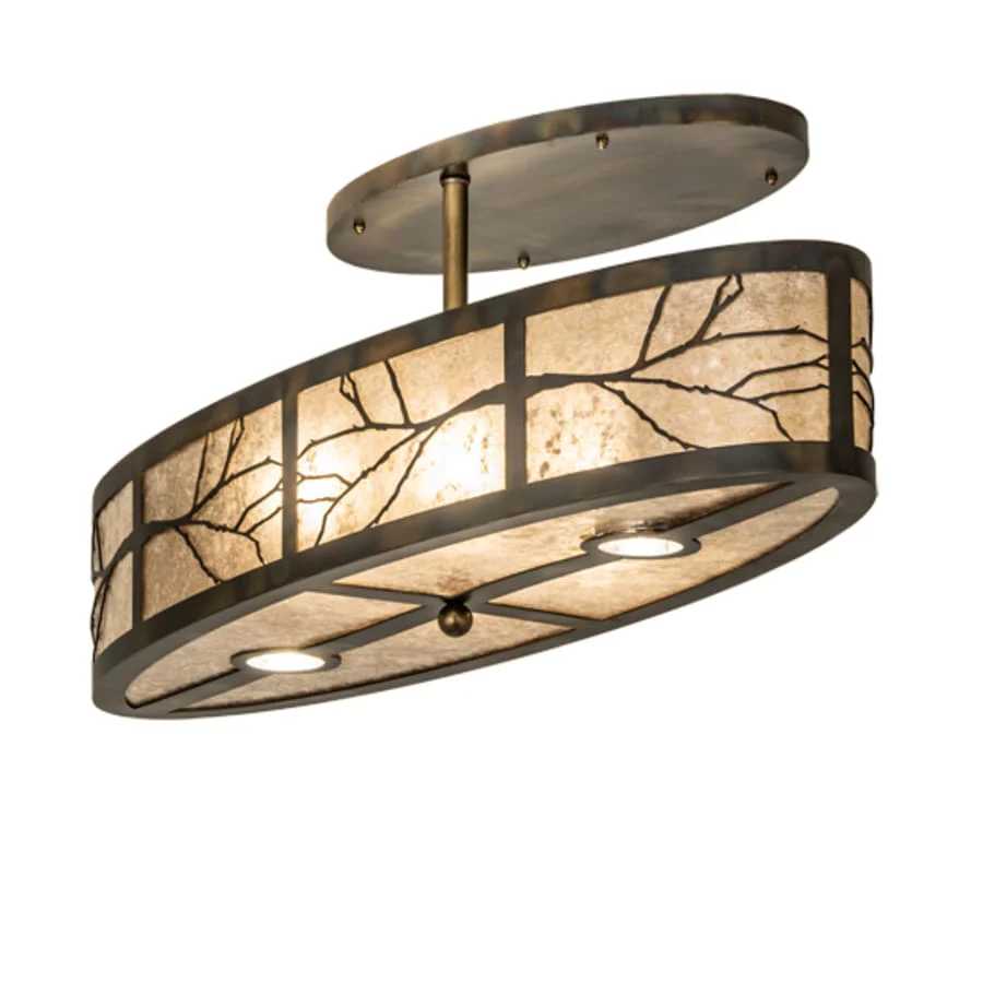 Meyda Tiffany 4 Light 36" Wide Linear Pendant - Image 1