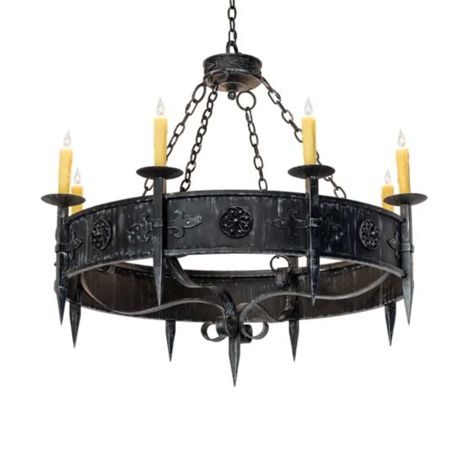 Meyda Tiffany Calandra 8 Light 42" Wide Taper Candle Style Chandelier - Image 1