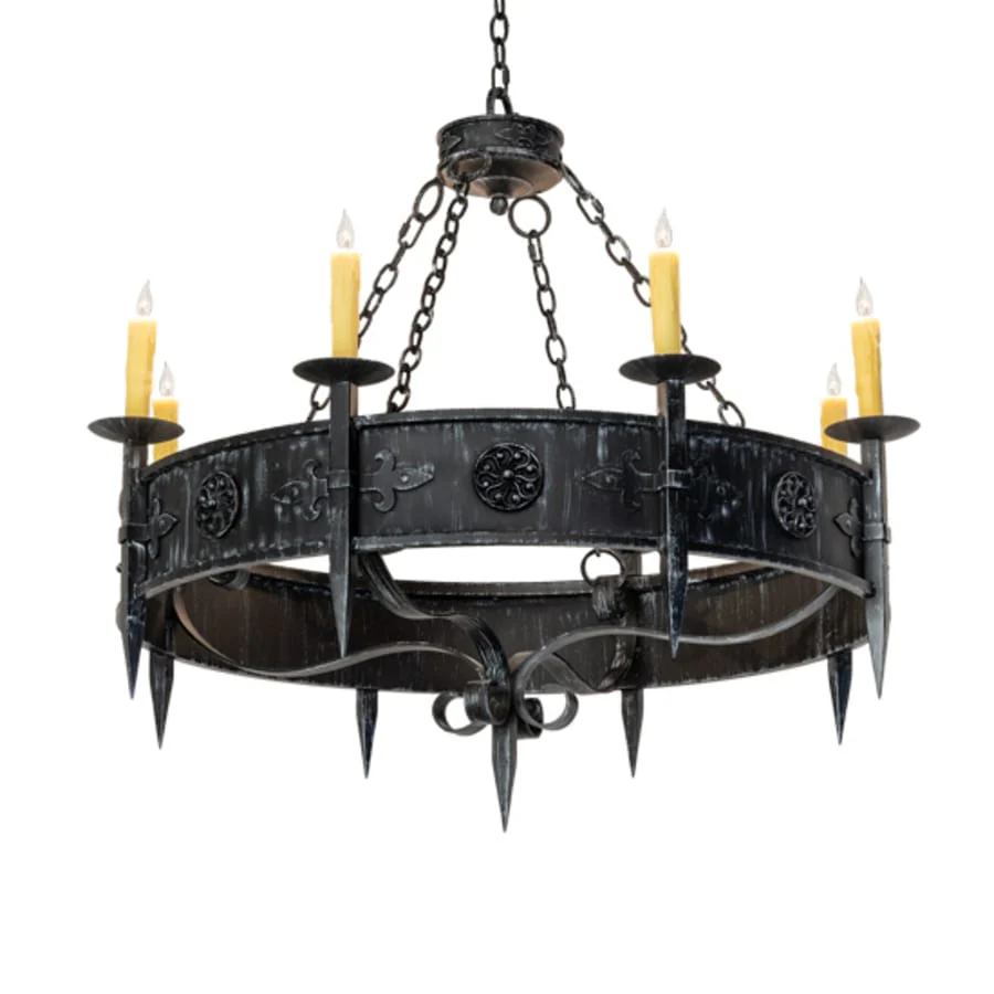 Meyda Tiffany Calandra 8 Light 42" Wide Taper Candle Style Chandelier - Image 2