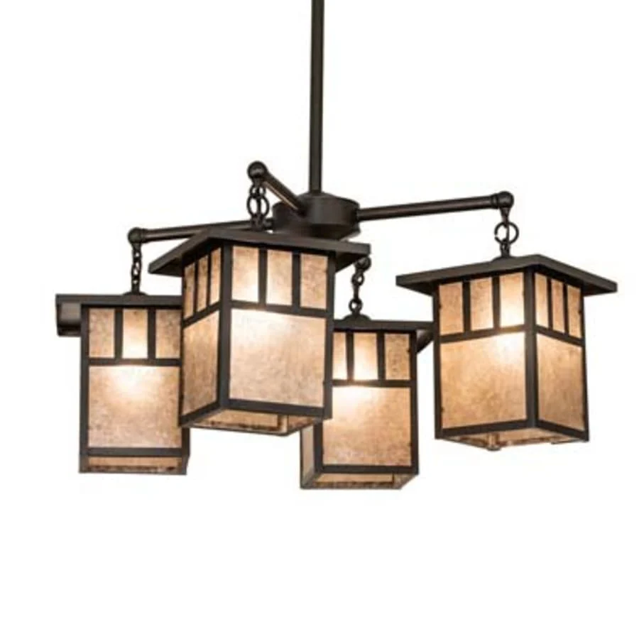 Meyda Tiffany Hyde Park 4 Light 34" Wide Chandelier - Image 1