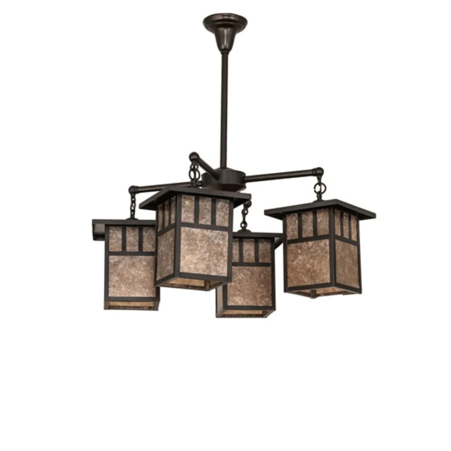 Meyda Tiffany Hyde Park 4 Light 34" Wide Chandelier - Image 3