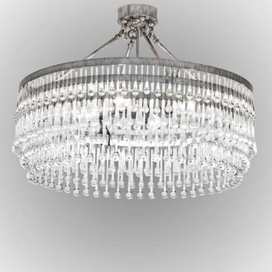 Meyda Tiffany Corsica 4 Light 35" Wide Crystal Ring Chandelier - Image 1
