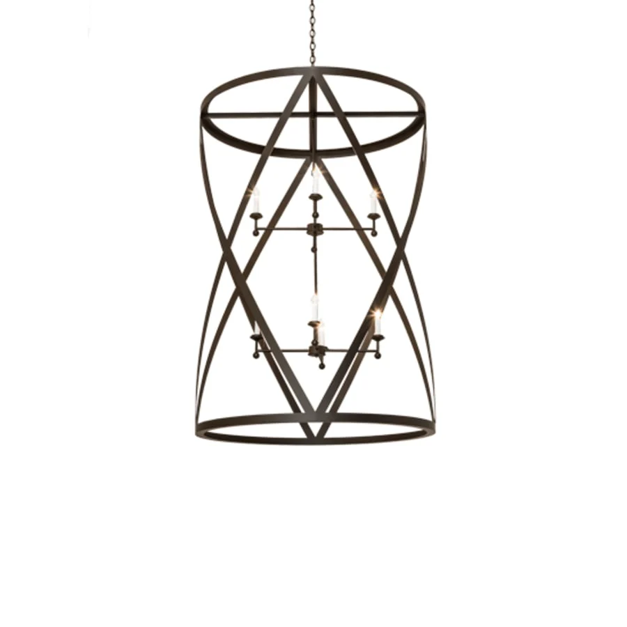 Meyda Tiffany 8 Light 42" Wide Taper Candle Pendant - Image 1