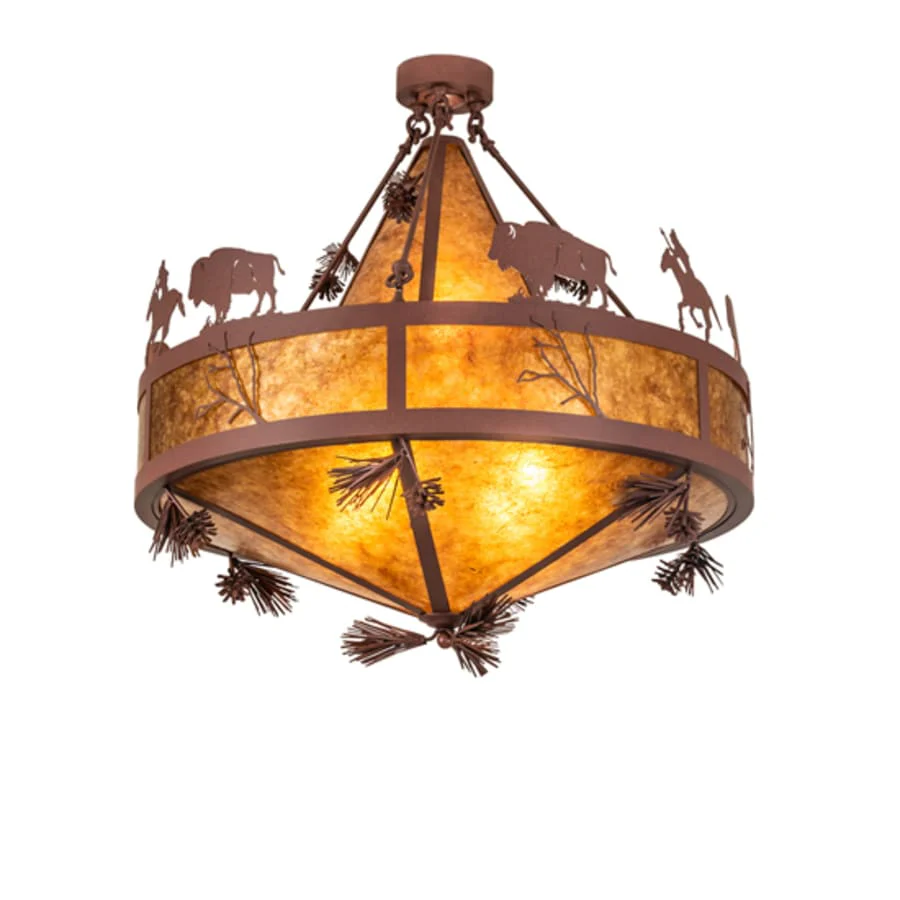 Meyda Tiffany 5 Light 36" Wide Pendant - Image 1