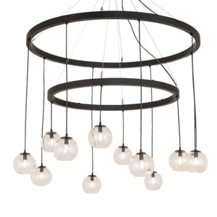 Meyda Tiffany Bola 12 Light 54" Wide Ring Chandelier - Image 1