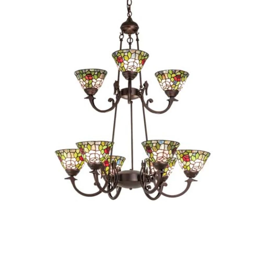 Meyda Tiffany Tiffany Roman 9 Light 32" Wide Chandelier - Image 1