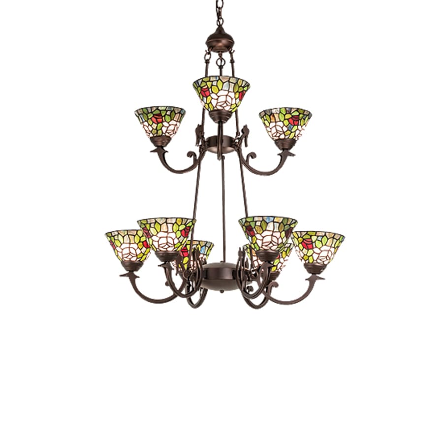 Meyda Tiffany Tiffany Roman 9 Light 32" Wide Chandelier - Image 2