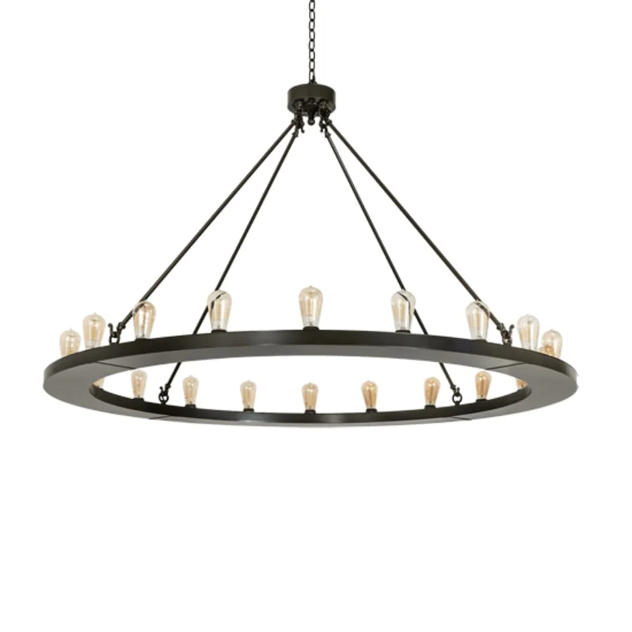 Meyda Tiffany Loxley 20 Light 60" Wide Ring Chandelier - Image 3